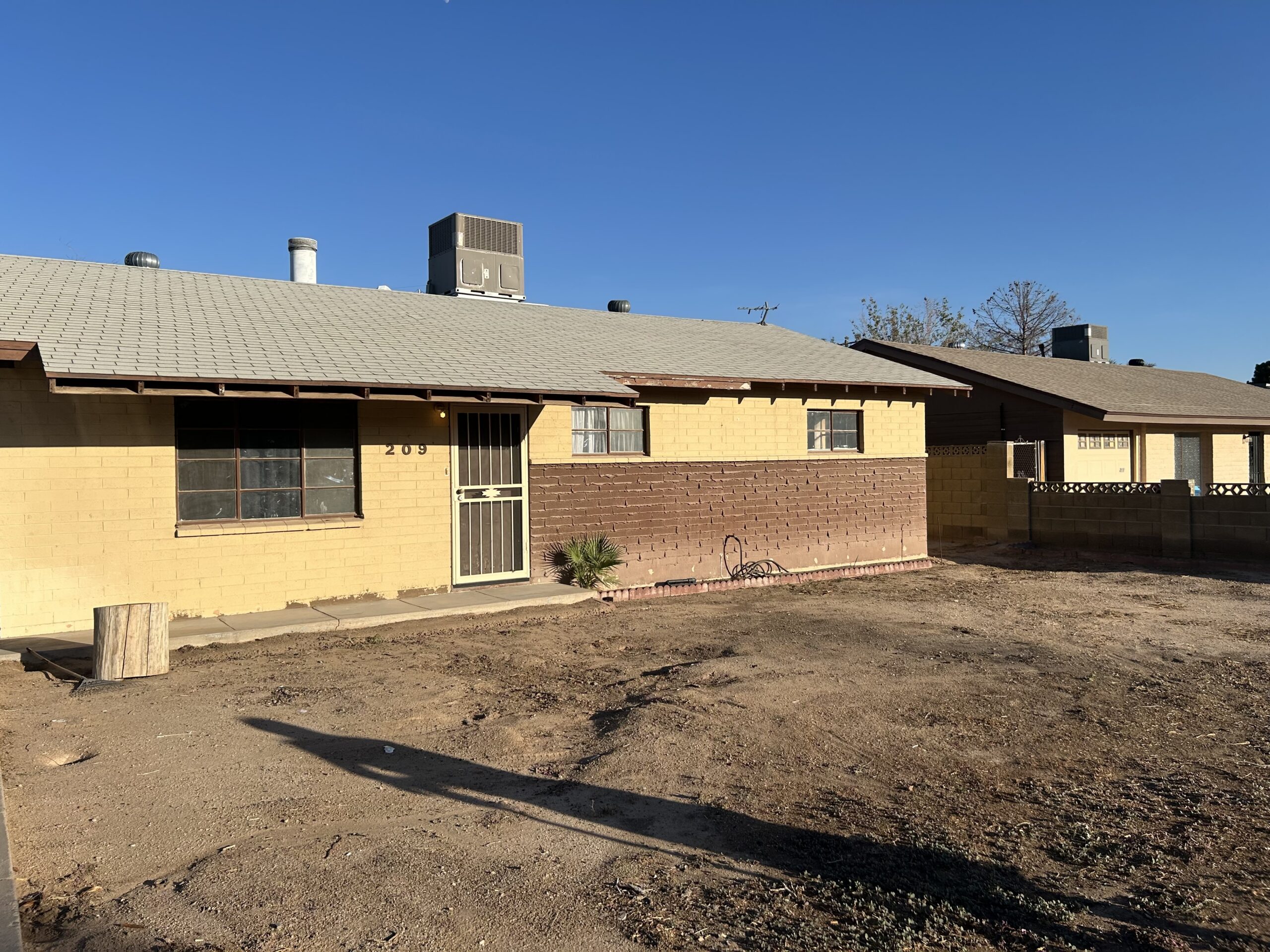 Actual inherited Arizona block home purchased by Shrubby