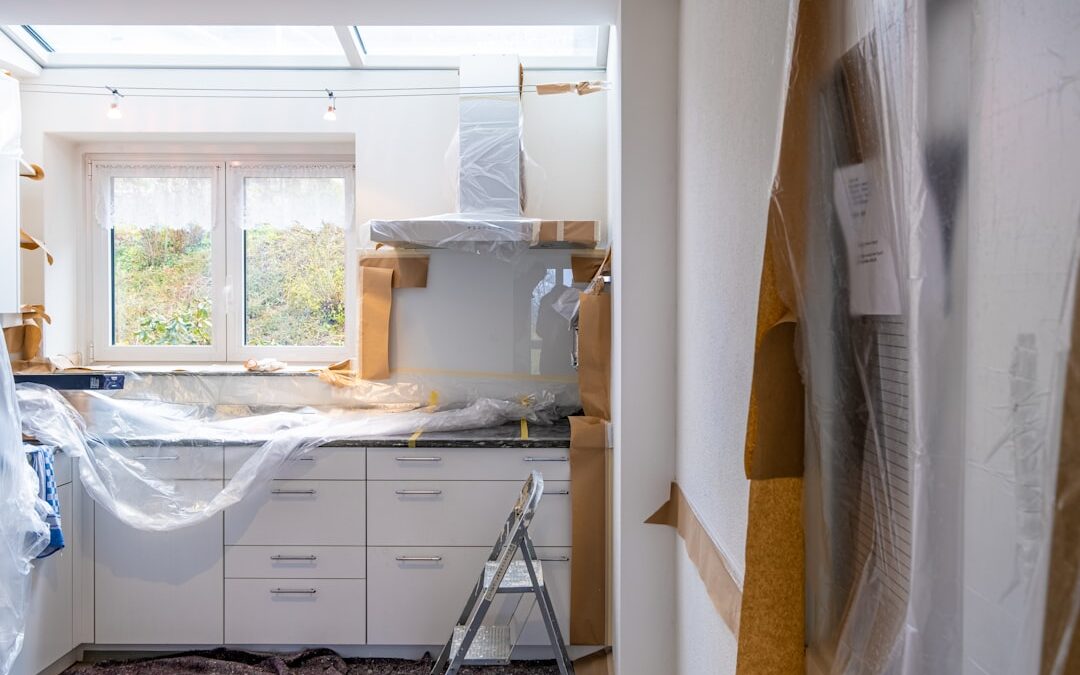 Kitchen renovation illustrating the decision to repair or sell a house as-is